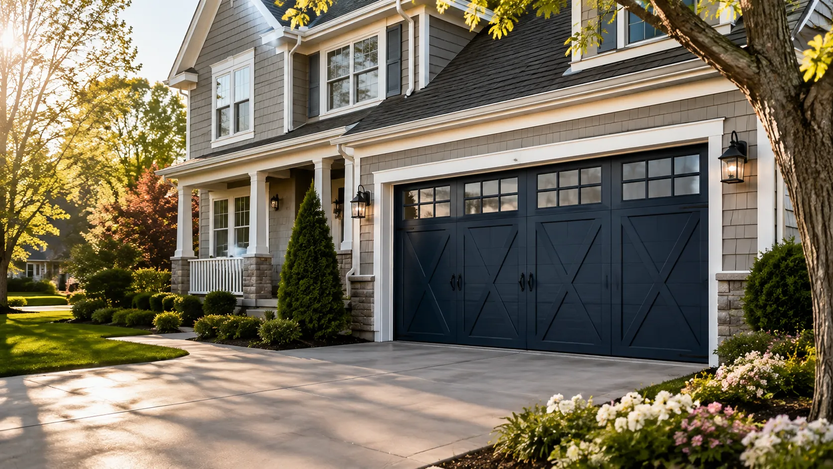 Garage door work on a home in Jersey City